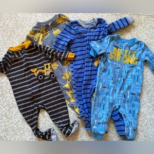 4pc 12 month boys PJs
